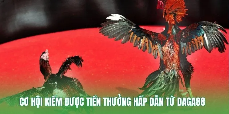 Cơ hội kiếm được tiền thưởng hấp dẫn từ Daga88