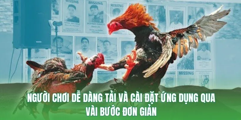 Người chơi dễ dàng tải và cài đặt ứng dụng qua vài bước đơn giản